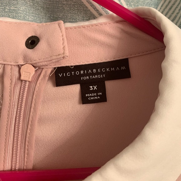 Victoria Beckham Pink Bunny Collared Dress 3x - Picture 3 of 5